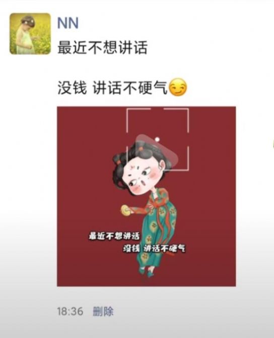 最近不想讲话没钱讲话不硬气图片