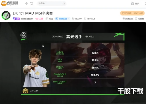 虎牙MSI：终极下饭大对决，DK鏖战五局险胜MAD挺进决赛