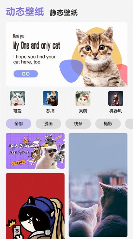 可爱喵喵壁纸app