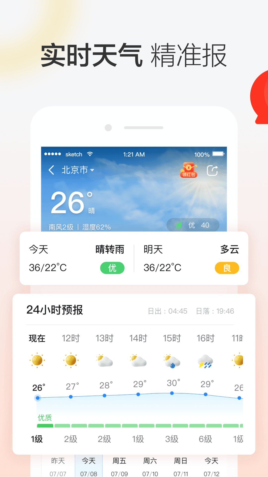 晶彩天气预报