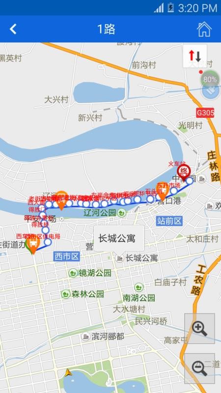 营口行公交车路线