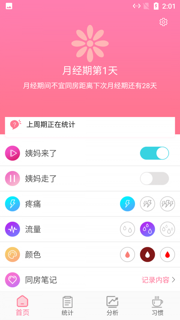 月经期贴心助手app