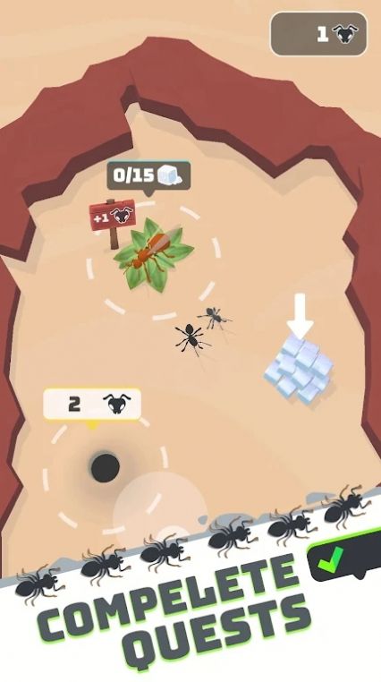 蚂蚁搬运大陆游戏官方中文版（ant land） v0.10