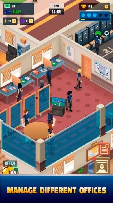 闲散的警察大亨手机游戏中文版(idle police tycoon) v0.9.2