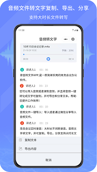 钉乐音频转写文字