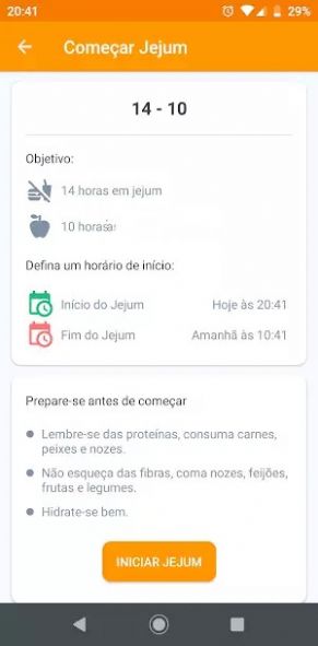 jejum intermitente app
