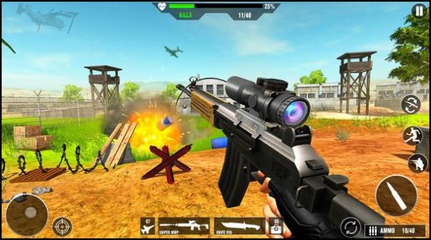 fps陆军反恐自由射击游戏中文版(fps army counter terrorist) v1.0.1