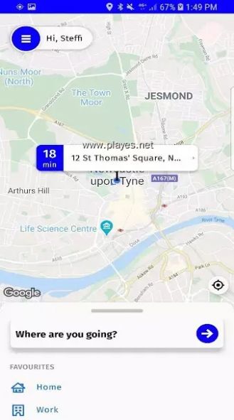 radar taxis app