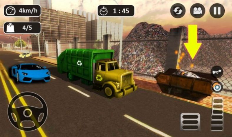 垃圾车行驶游戏中文版（garbage trash truck dri 5.0