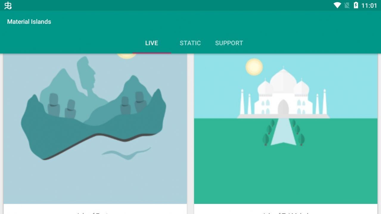 material islands app