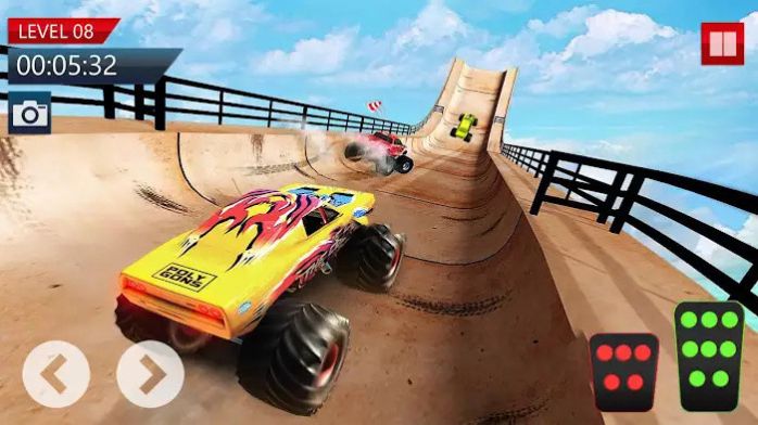 巨型怪物卡车垂直坡道游戏中文手机版（monster truck vertical ramps） v1.0