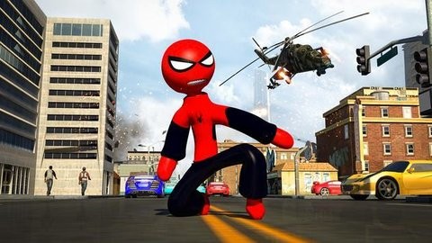 终极蜘蛛火柴人(ultimate spider-stickman rope hero fight)