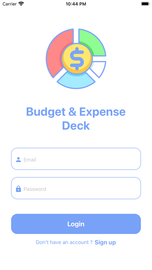 budget expense deck